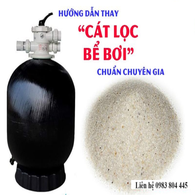 Quy trình thay cát bình lọc hồ bơi đúng chuẩn