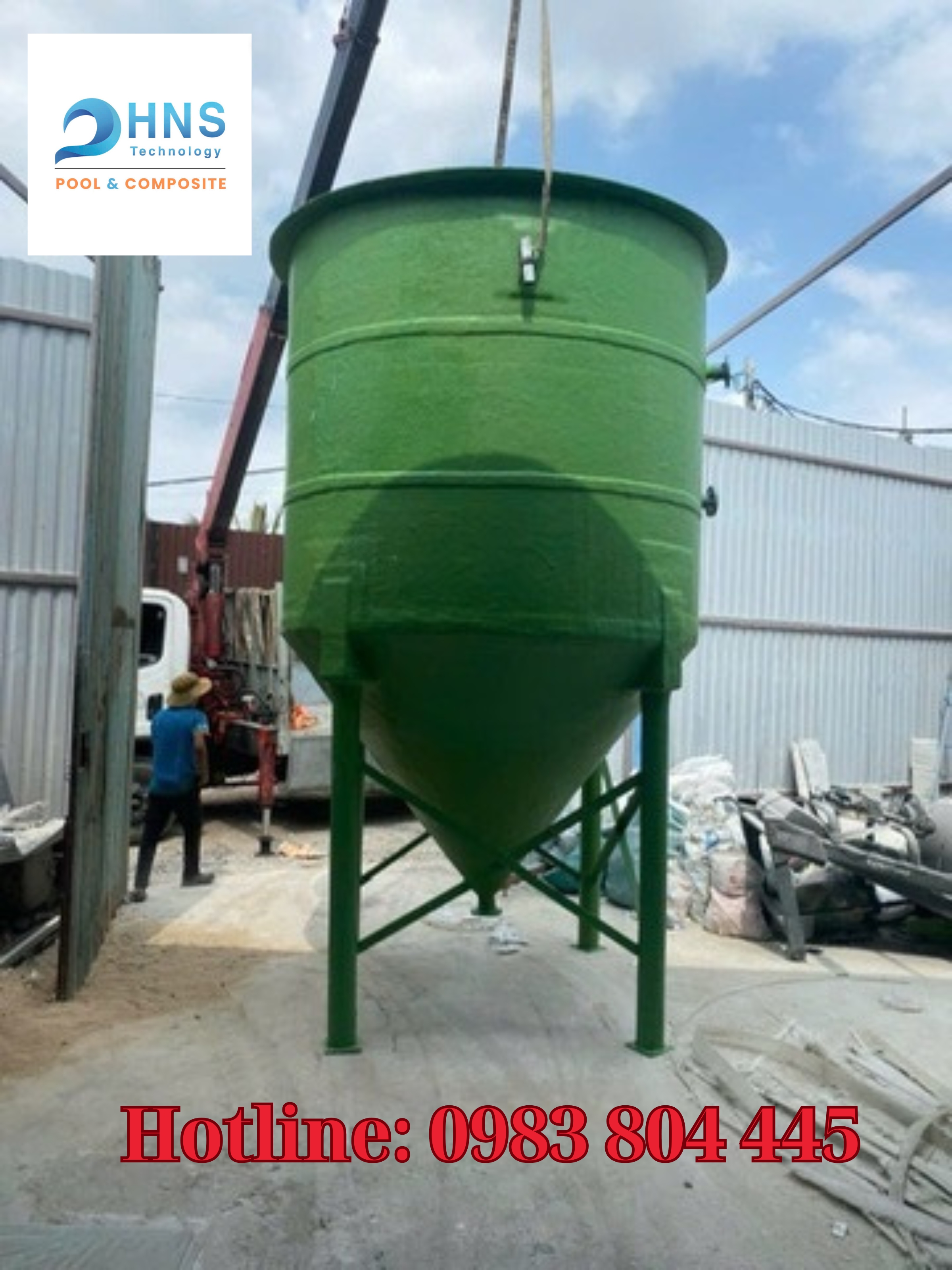 bồn chứa nước bằng vật liệu composite