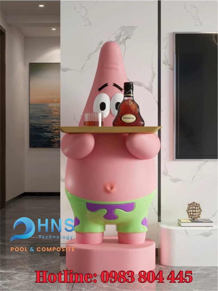 mô hình composite trang trí nội thất