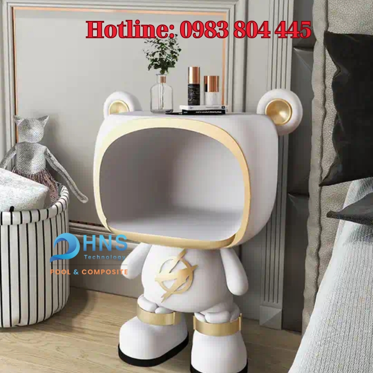 bàn cạnh giường ngủ trẻ em