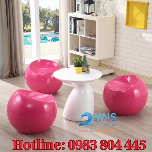 bàn ghế composite gia đình