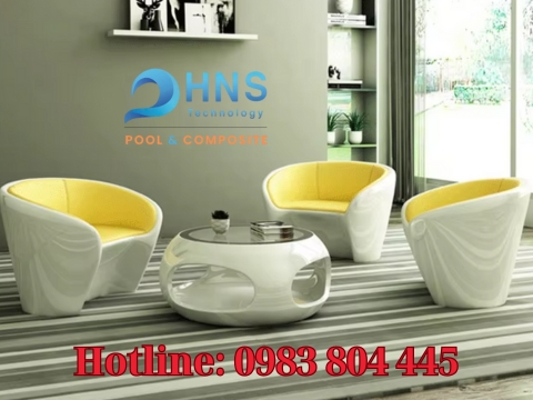 bàn ghế composite phòng chờ