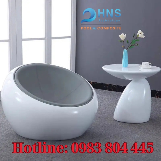 bàn ghế composite trang trí nội thất