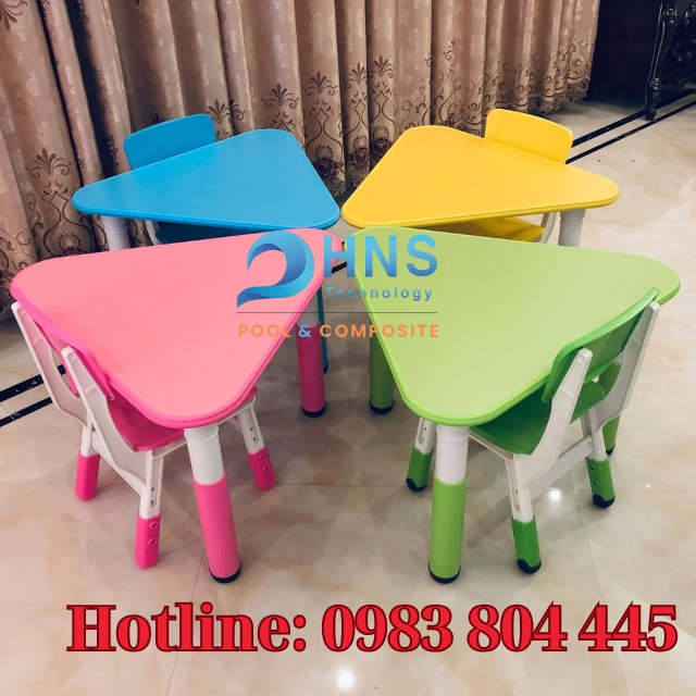 bàn ghế composite trẻ em
