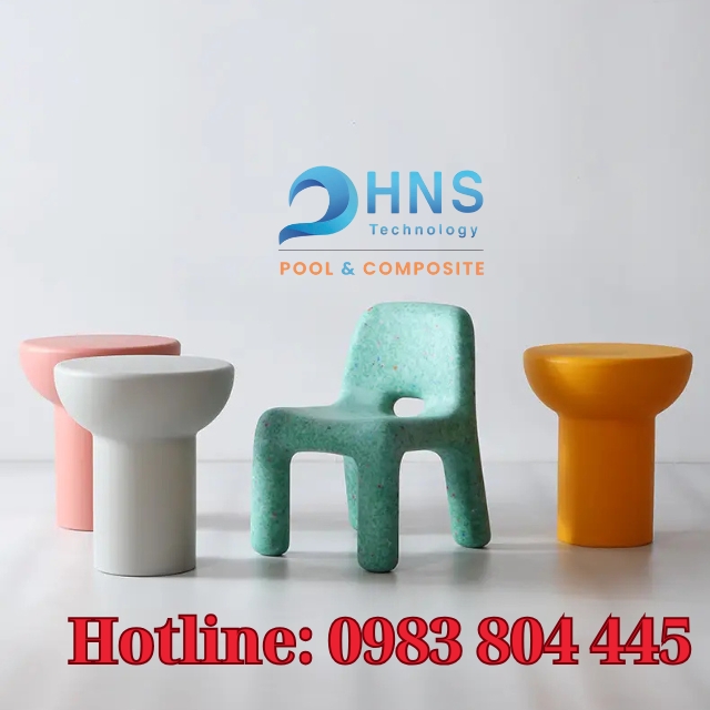 bàn ghế composite trường học