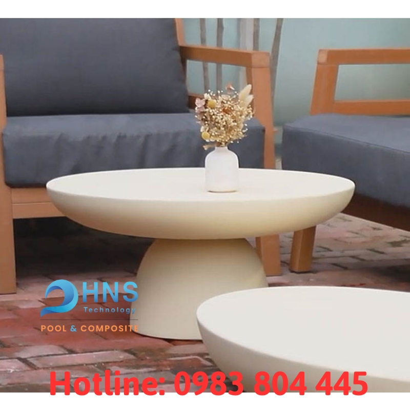 bàn trà bằng composite