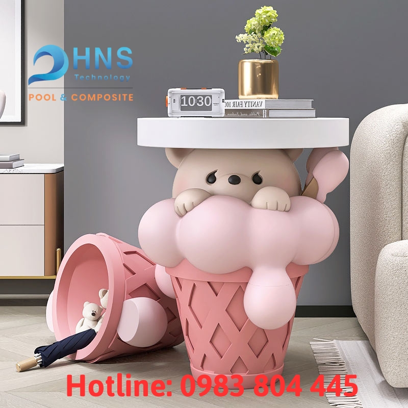 bàn trà nhỏ trang trí nội thất