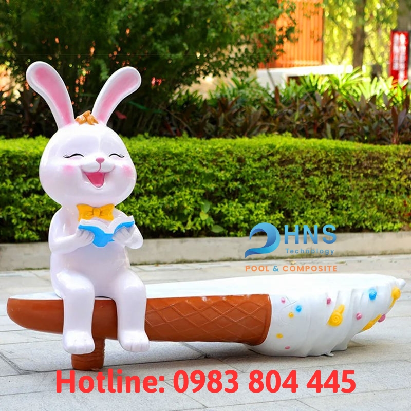 băng ghế công viên bằng composite