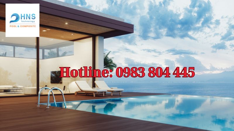 bể bơi composite khách sạn