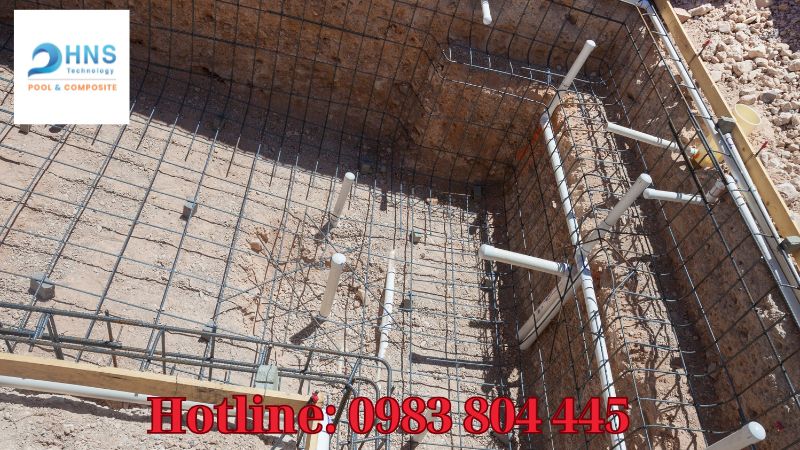 các bước xây dựng bể bơi