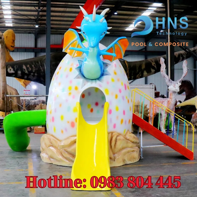 cầu trượt composite khu vui chơi