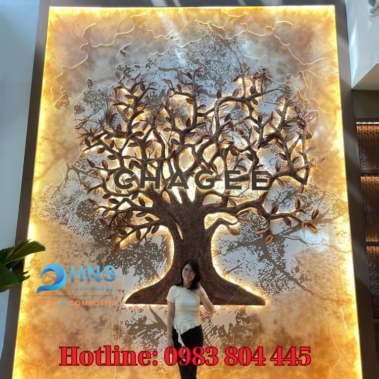 cây phù điêu composite