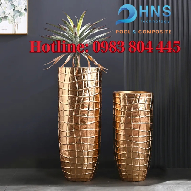 chậu cây cảnh composite sang trọng