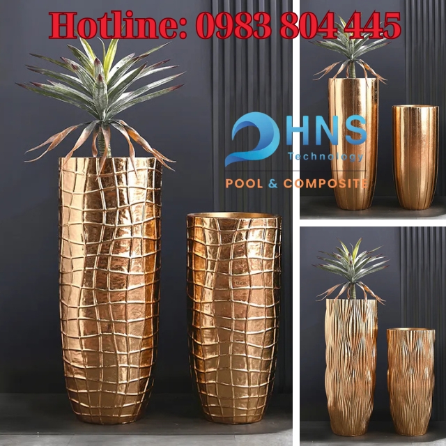chậu cây cảnh trong nhà sang trọng