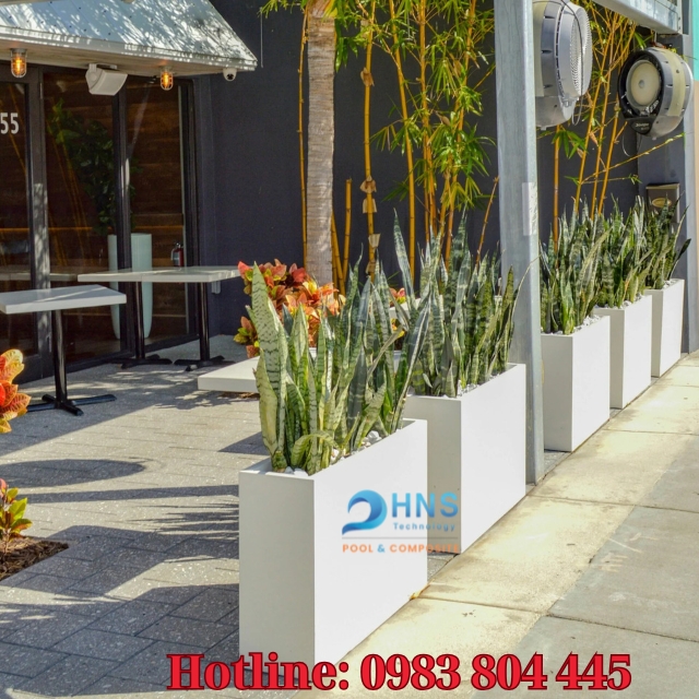 chậu cây composite bền đẹp