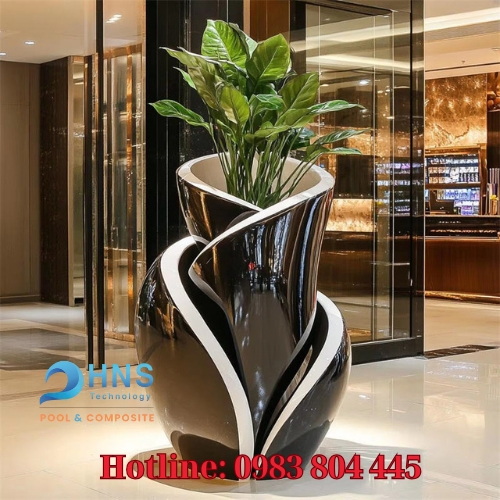 chậu cây composite cao cấp