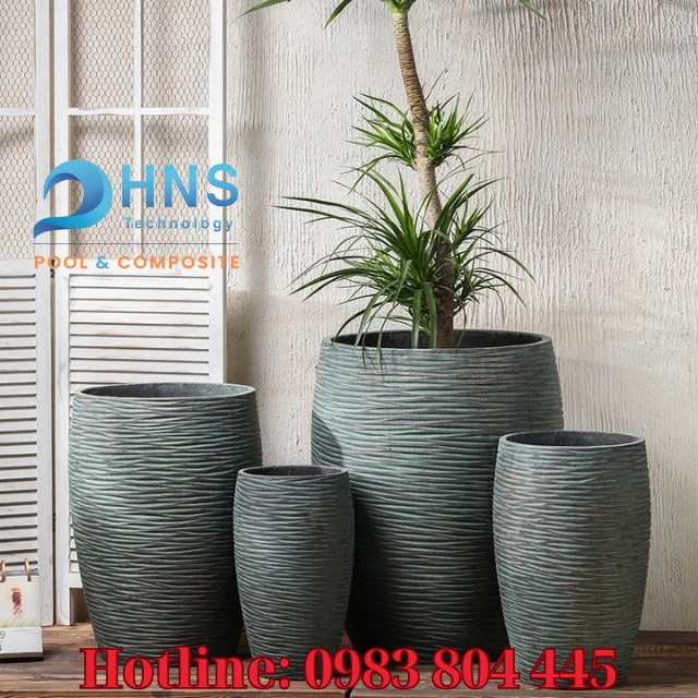 chậu cây composite cao cấp