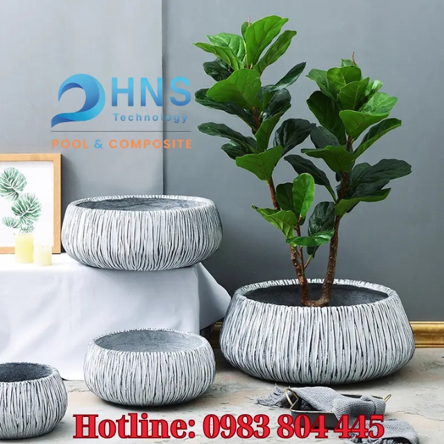chậu cây composite phong thuỷ