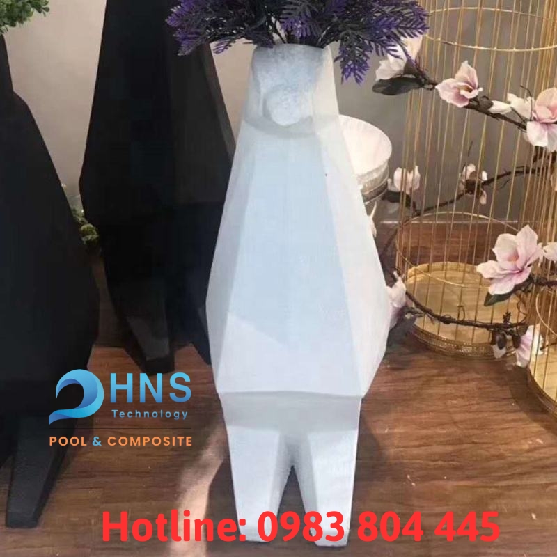 chậu cây hiện đại