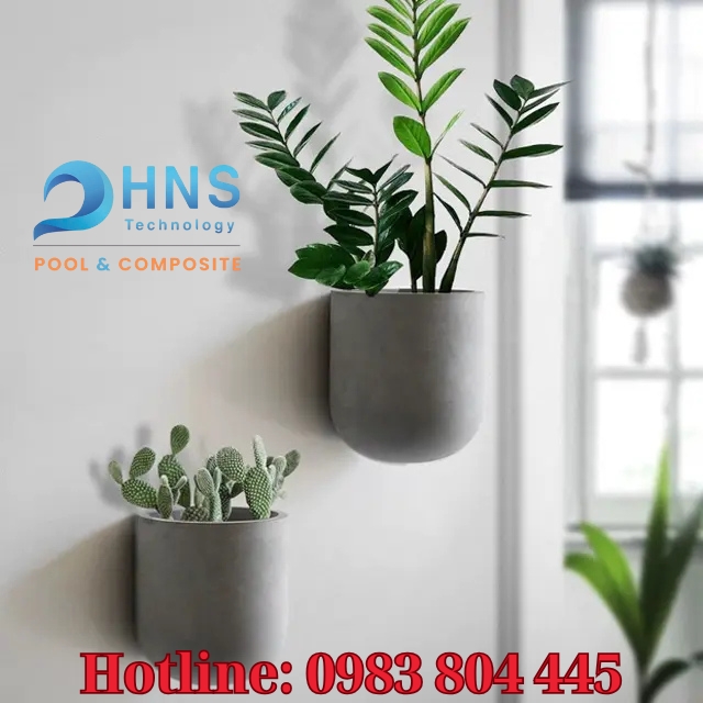 chậu cây sợi thuỷ tinh