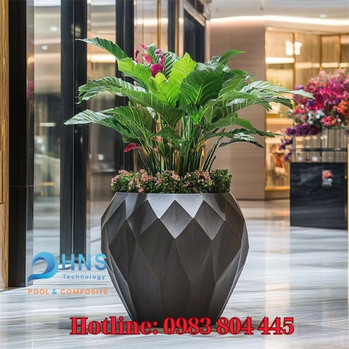 chậu cây thiết kế sang trọng