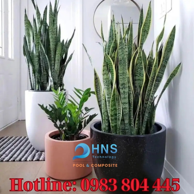 chậu composite tiết kiệm chi phí