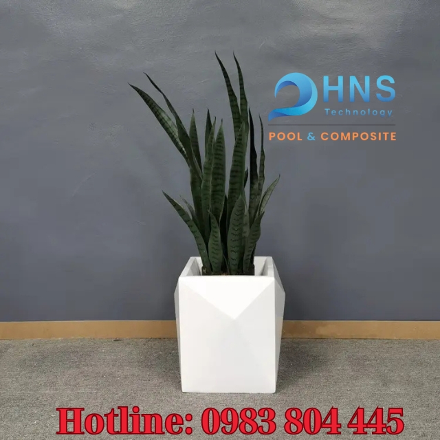 chậu hoa composite cao cấp