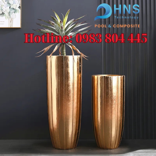 chậu hoa composite phong thuỷ