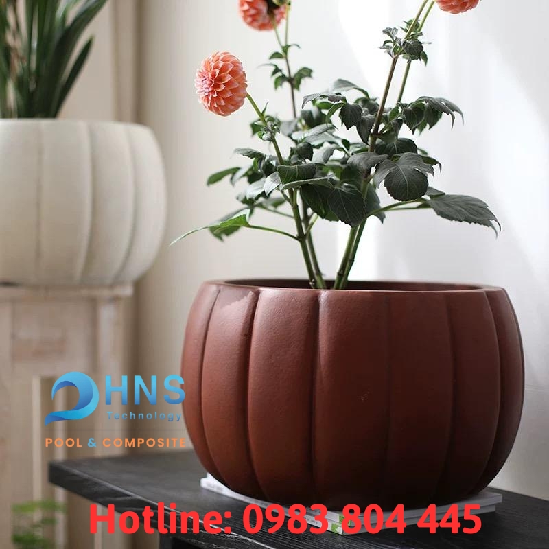 chậu trồng cây bằng composite cao cấp