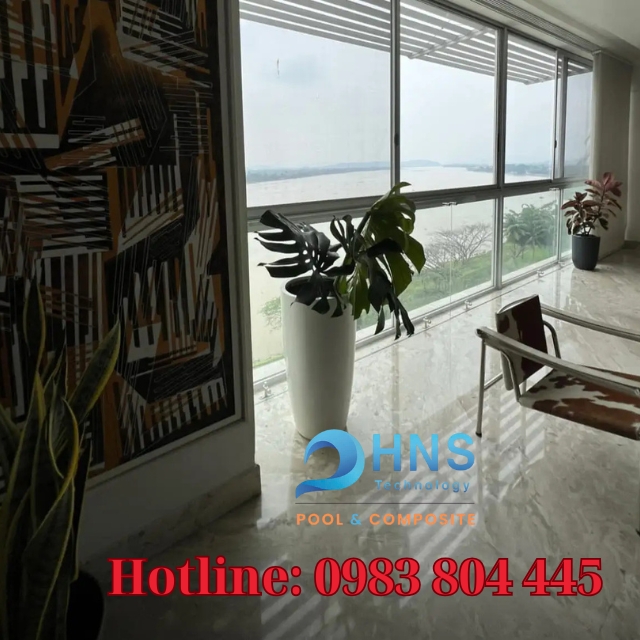 chậu trồng cây composite