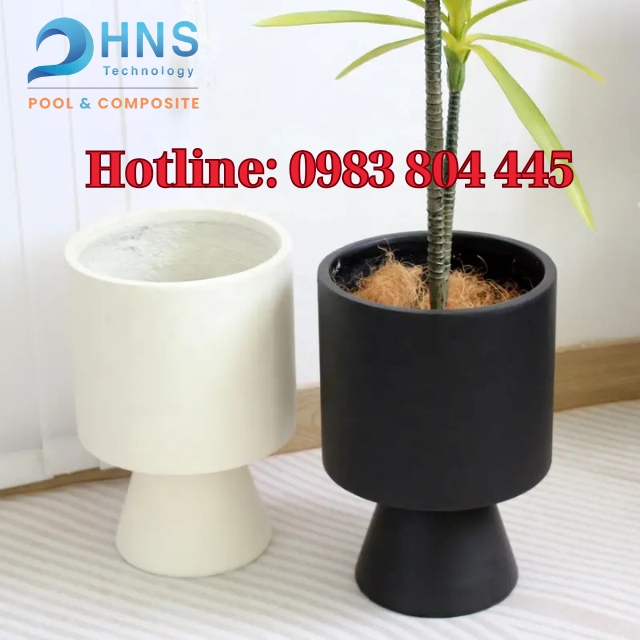 chậu trồng cây composite cao cấp