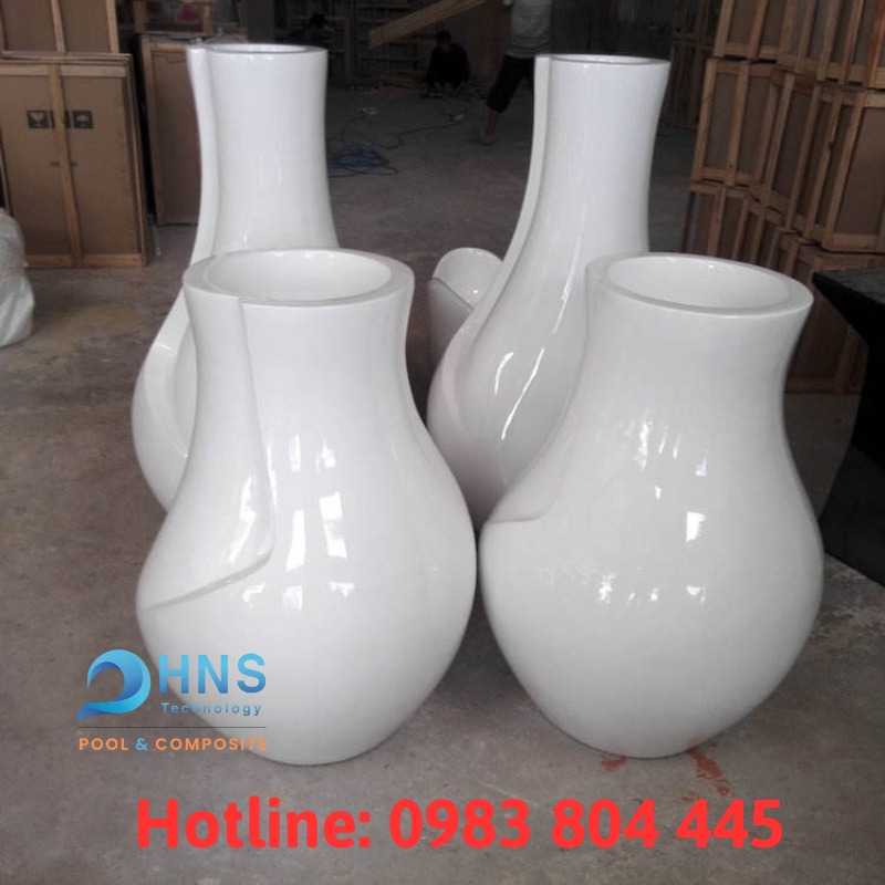 chậu trồng cây composite trang nhã