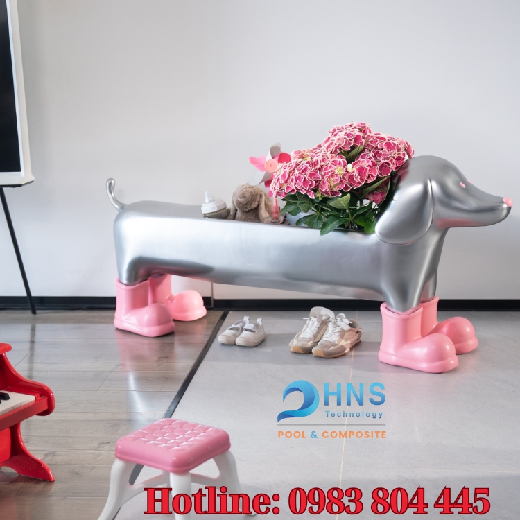 chậu trồng cây trong nhà bằng composite