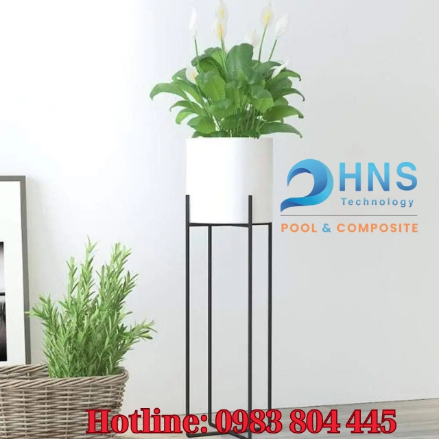 địa chỉ bán chậu trồng cây composite chất lượng