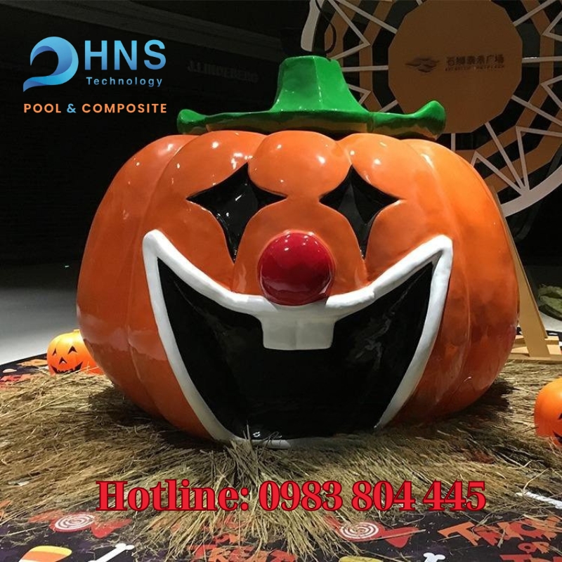 địa chỉ bán mô hình bí ngô trang trí halloween