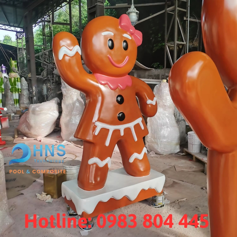điêu khắc tượng composite frp