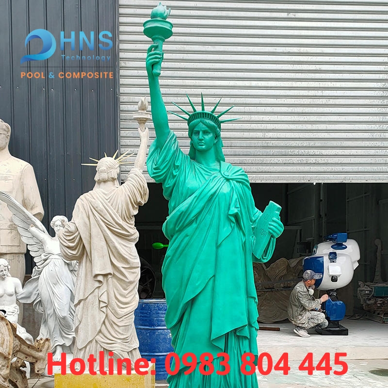 điêu khắc tượng composite nữ thần tự do