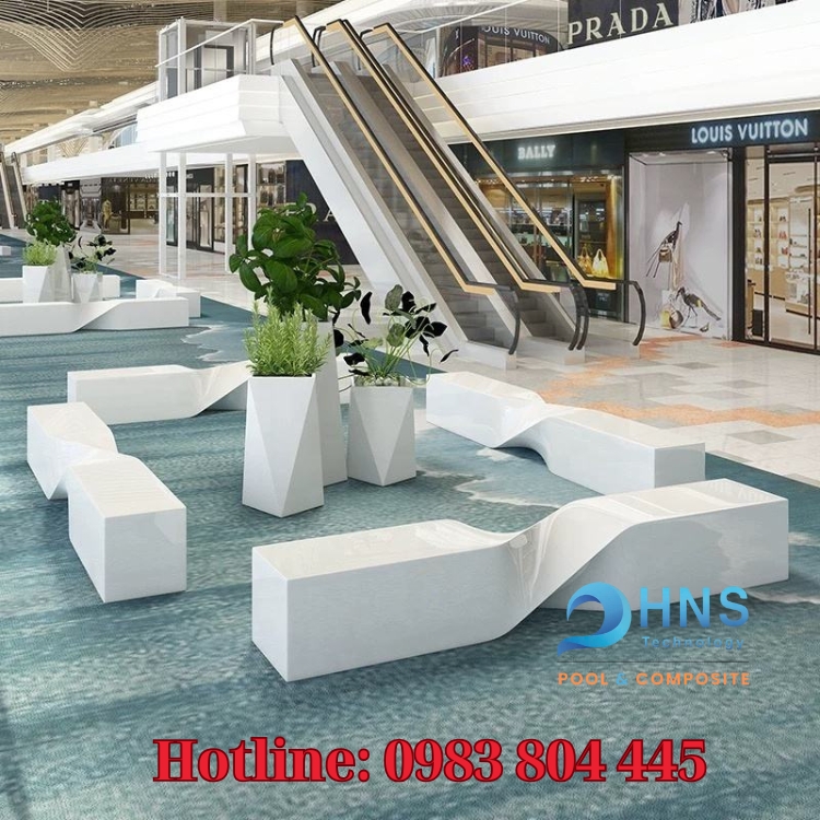 ghế chờ trung tâm thương mại