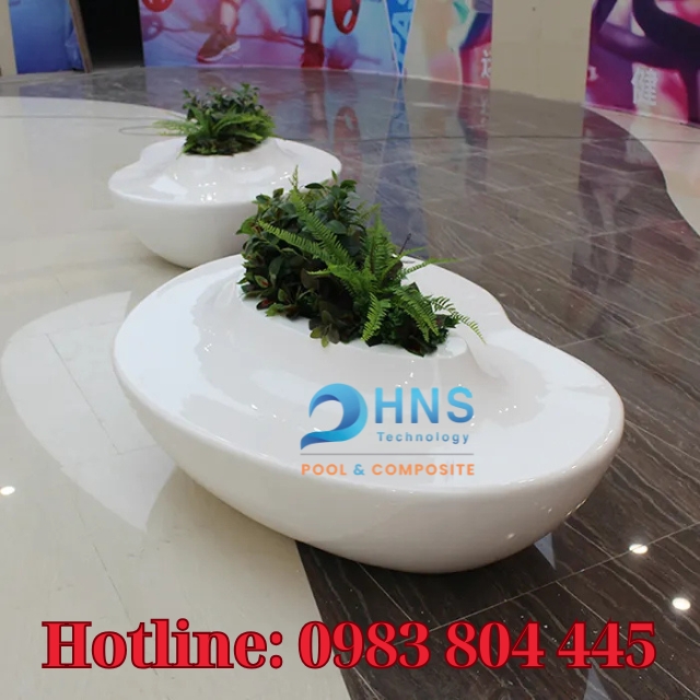 ghế composite bền đẹp cho trung tâm thương mại