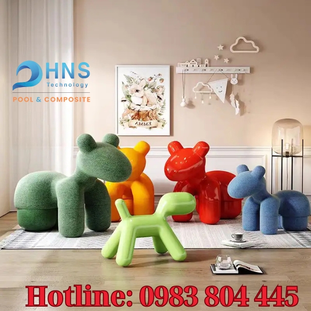 ghế composite trẻ em vui nhộn