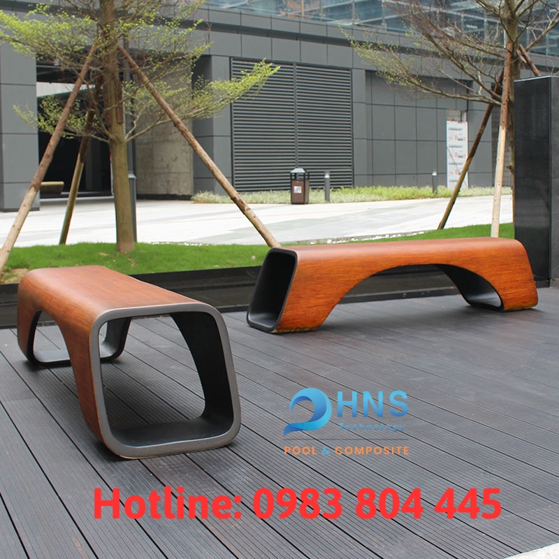 ghế công viên bằng composite