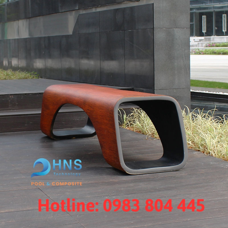 ghế gỗ nhựa composite sân vườn