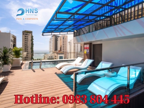 ghế nằm composite ngoài trời