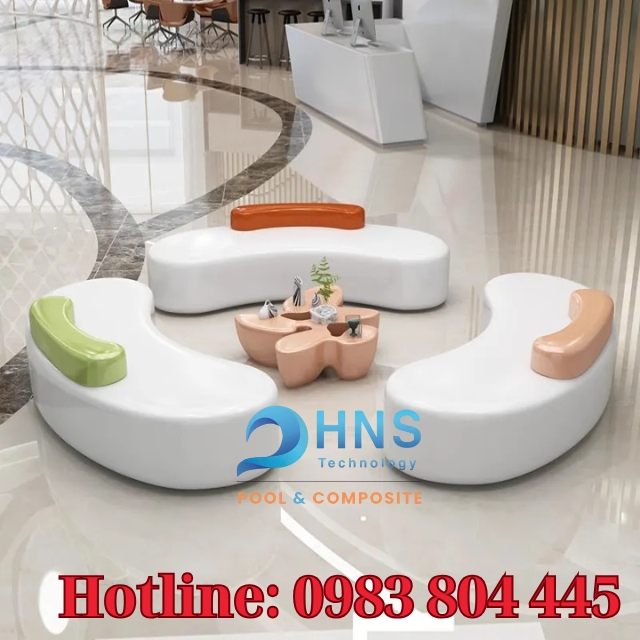 ghế ngồi chờ composite