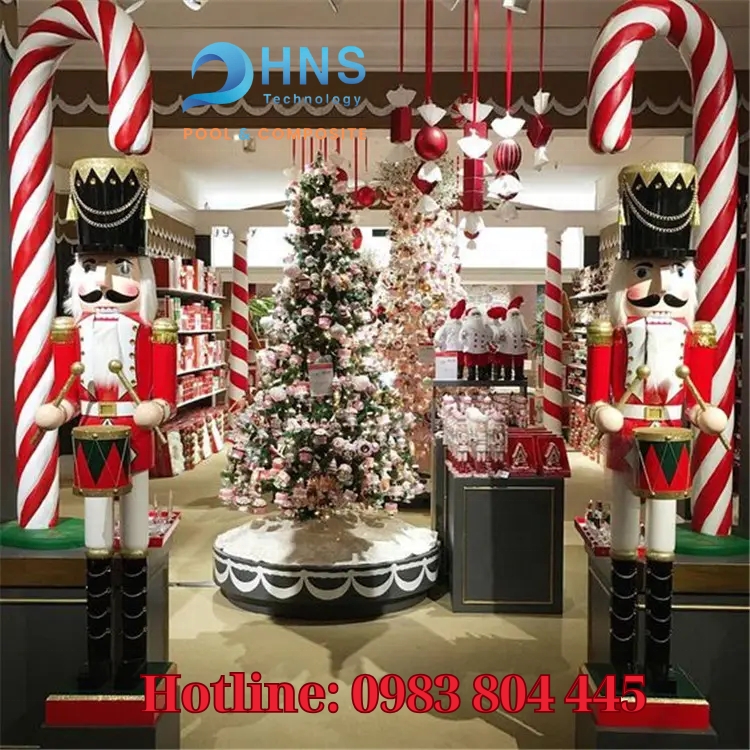 gợi ý cách trang trí noel bằng kẹo gậy