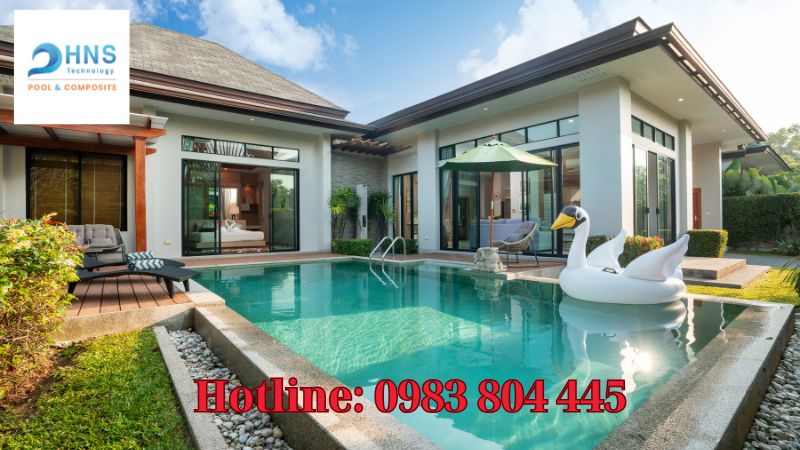 hồ bơi gia đình âm đất