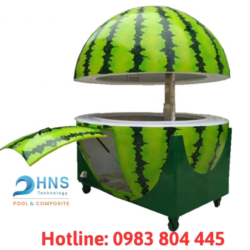 kiot bán hàng lưu động bằng composite