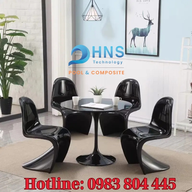 mẫu bàn ghế composite hiện đại