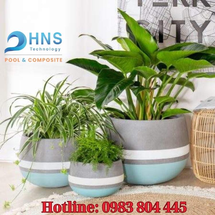 mẫu chậu trồng cây sân vườn đẹp