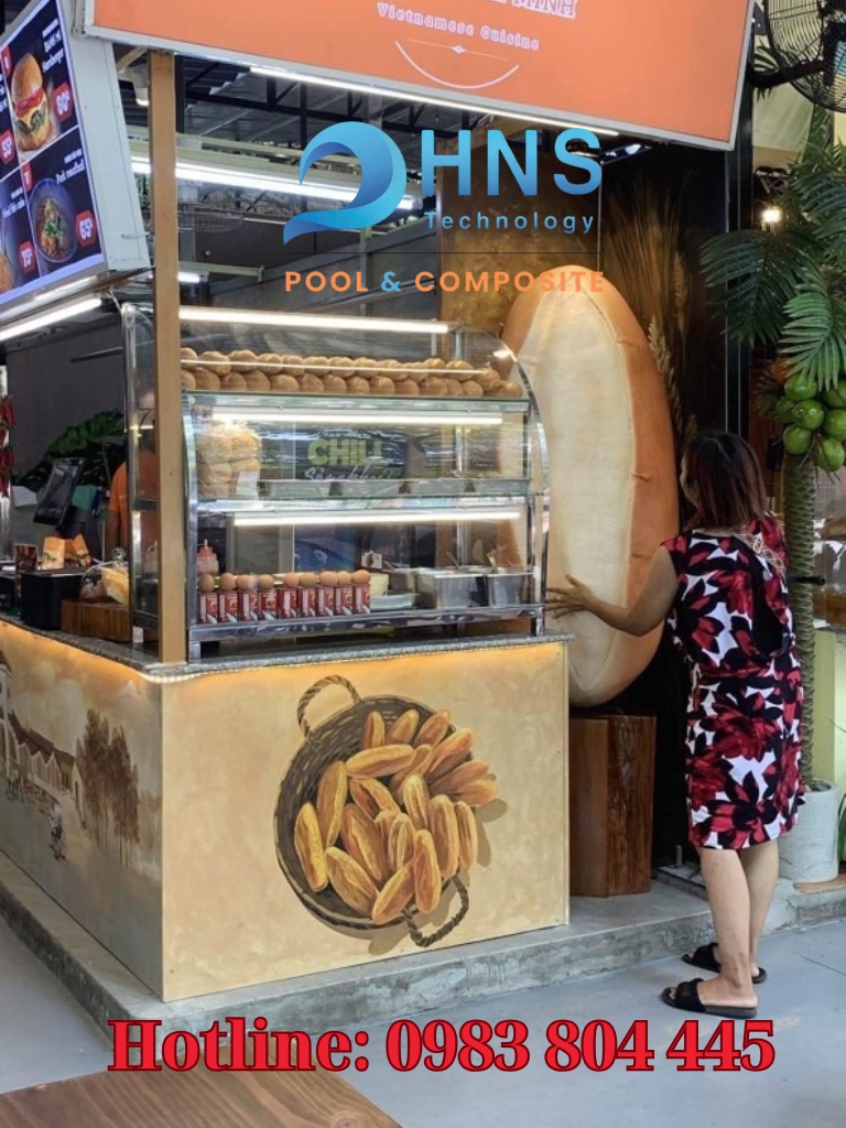 mô hình composite 3d trang trí